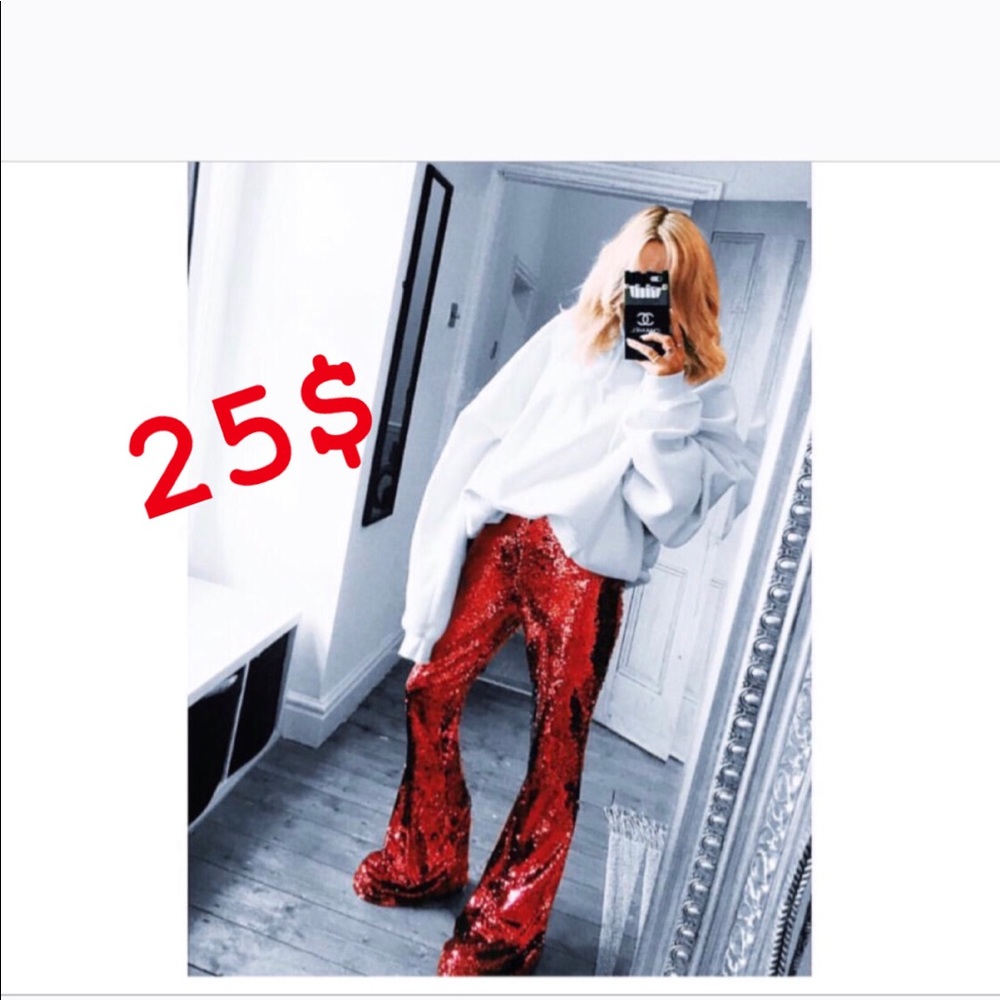 Sequin pants